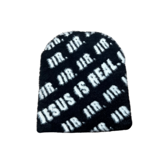 "JESUS IS REAL" Fuzz Beanie