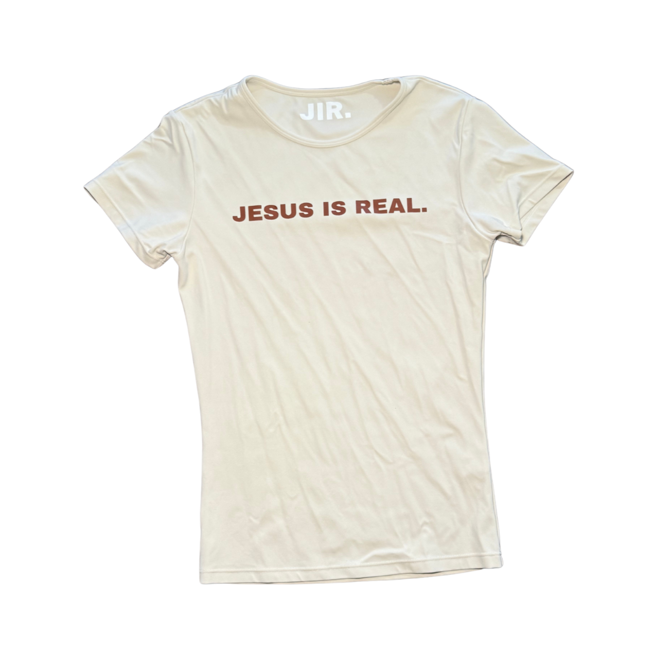 JESUS IS REAL Cream Baby Tee