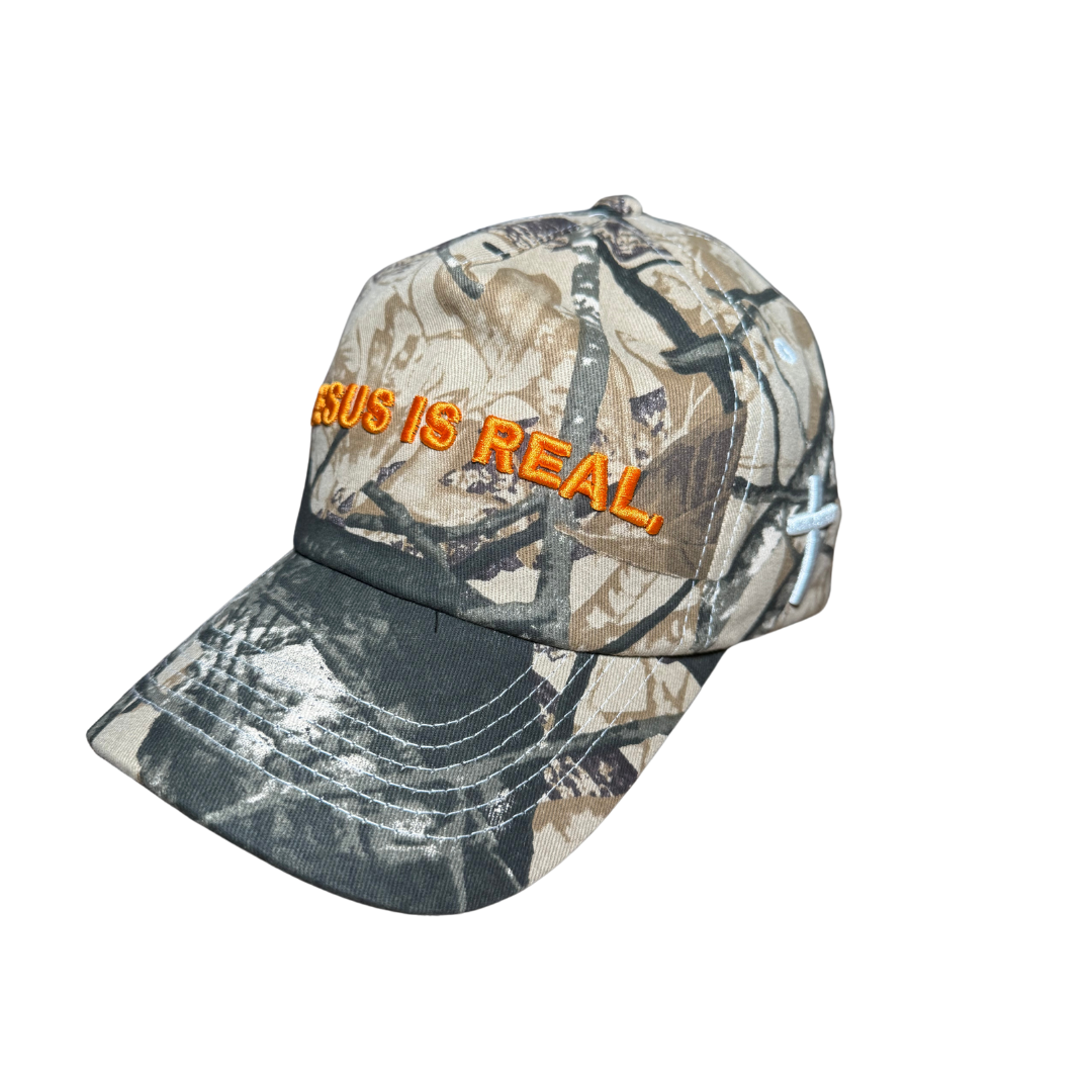 JESUS IS REAL Camo Baseball Cap