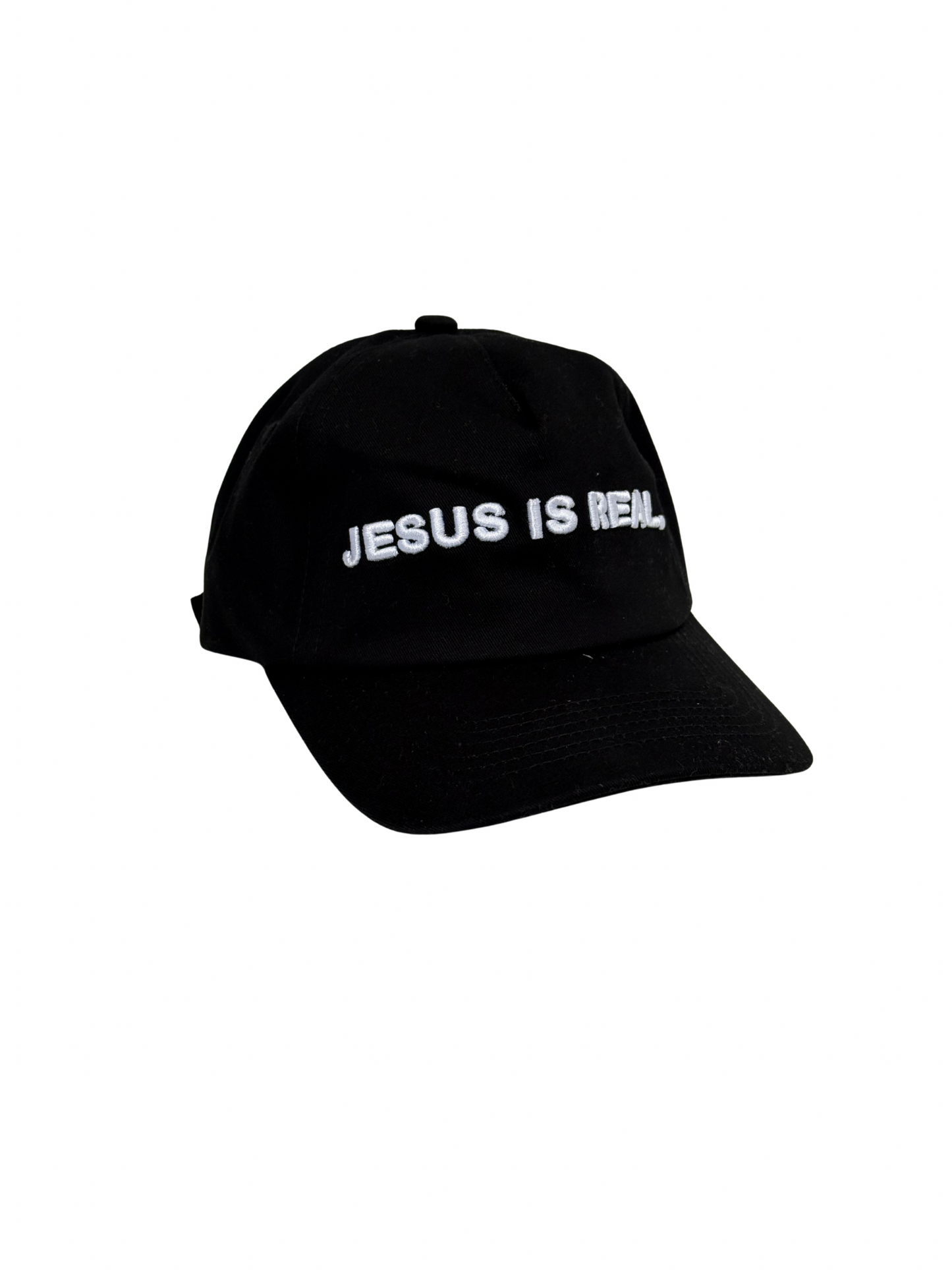 JESUS IS REAL Black Baseball Cap