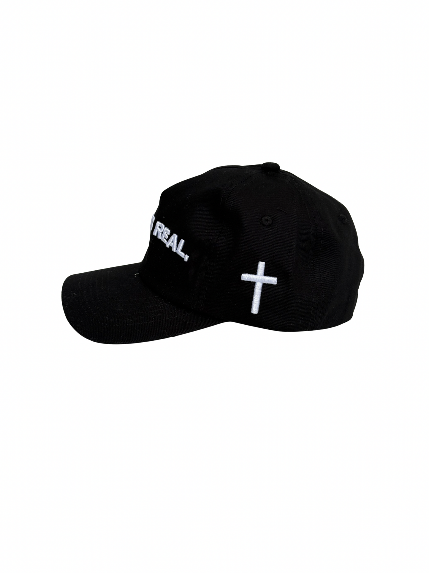 JESUS IS REAL Black Baseball Cap