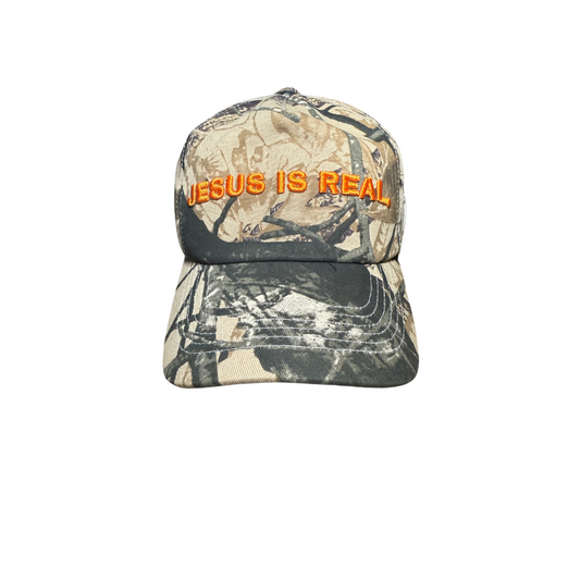 JESUS IS REAL Camo Baseball Cap