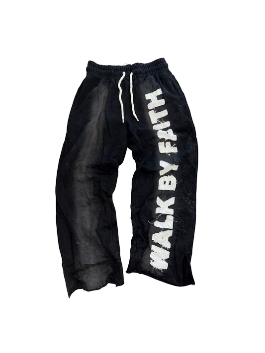 Walk By Faith Sweatpants (Black)