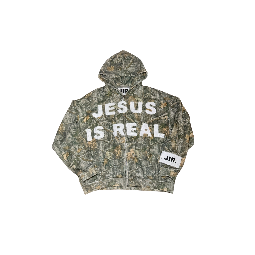 JESUS IS REAL Zip Up Hoodie – JESUS IS REAL.